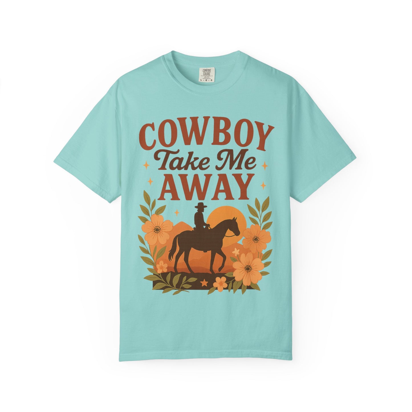 Cowboy Take Me Away Graphic T-Shirt – Boho Western Country Concert Tee