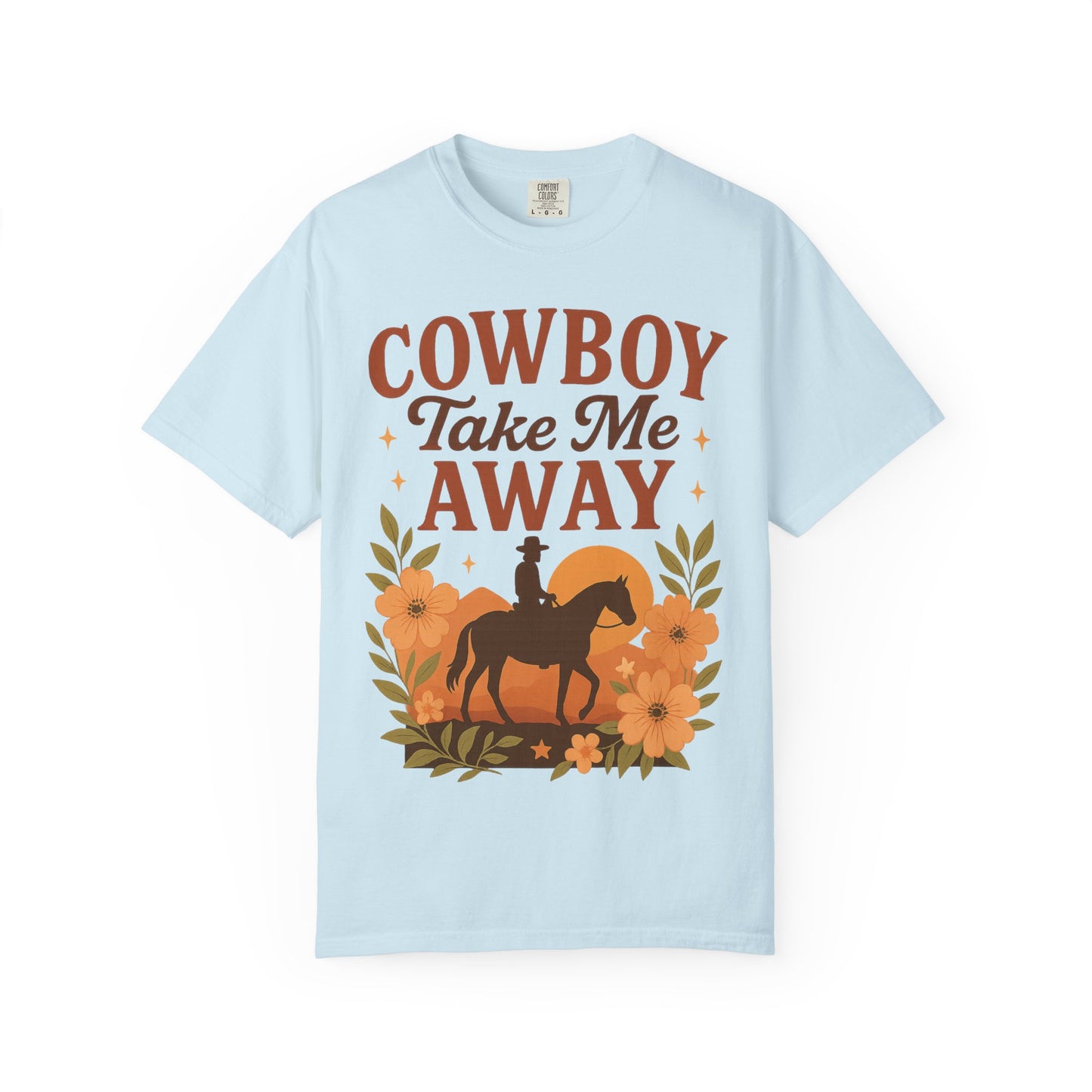 Cowboy Take Me Away Graphic T-Shirt – Boho Western Country Concert Tee