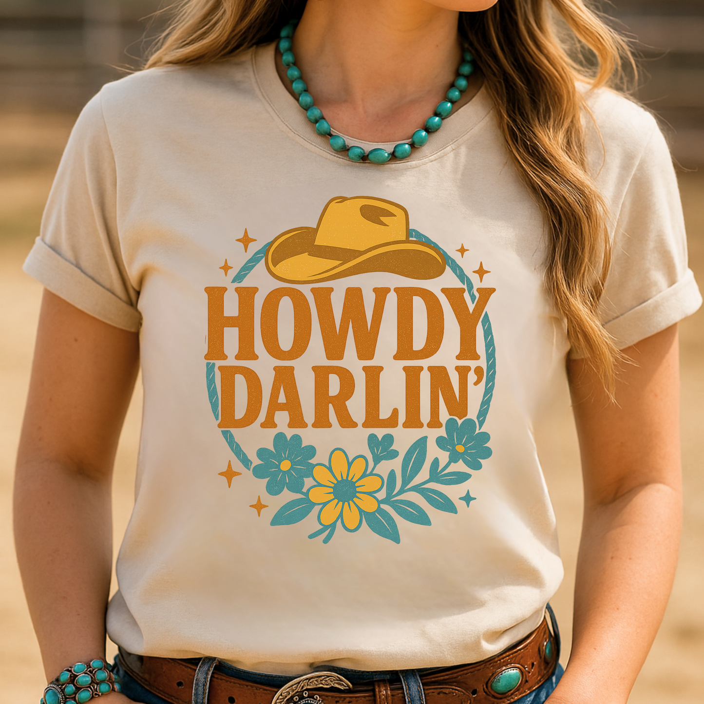 Howdy Darlin’ Western Graphic T-Shirt