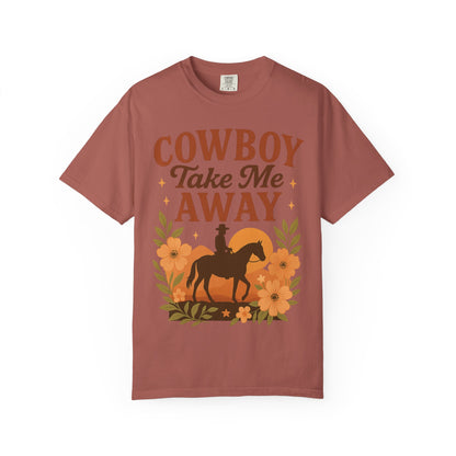 Cowboy Take Me Away Graphic T-Shirt – Boho Western Country Concert Tee