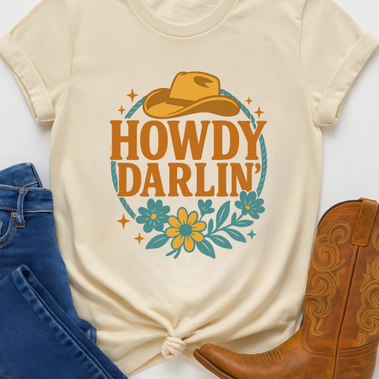 Howdy Darlin’ Western Graphic T-Shirt