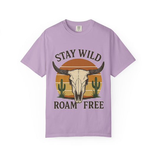 Stay Wild, Roam Free Western Graphic T-Shirt